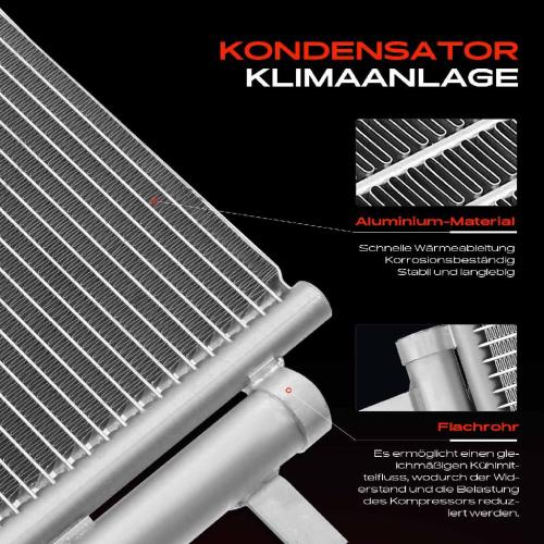 Frankberg 1x Kondensator Klimaanlage für Audi A4 8K B8 A5 8T3 8F7 8TA A6 A7 4G Q5 8RB 2007-2018 Bild Frankberg 1x Kondensator Klimaanlage für Audi A4 8K B8 A5 8T3 8F7 8TA A6 A7 4G Q5 8RB 2007-2018