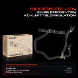 1x Kühlerschlauch Kühlwasserschlauch für BMW X5 F15 F85 X6 F16 F86 2013-2019