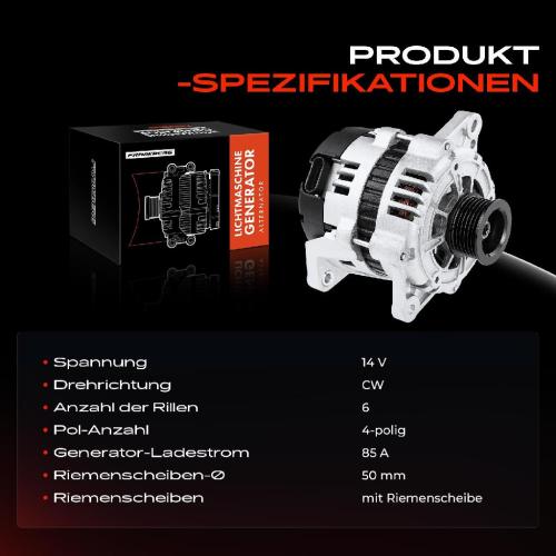 1x Lichtmaschine Generator für Chevrolet Aveo Lacetti Nubira Daewoo 1.4L-1.8L Bild 1x Lichtmaschine Generator für Chevrolet Aveo Lacetti Nubira Daewoo 1.4L-1.8L