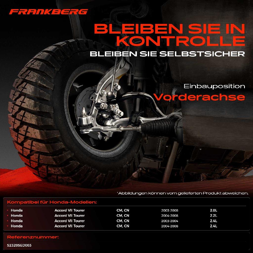 2x Koppelstange Vorderachse für Honda Accord VII Tourer CM CN 2.0L 2.2L 2.4L 2003-2008