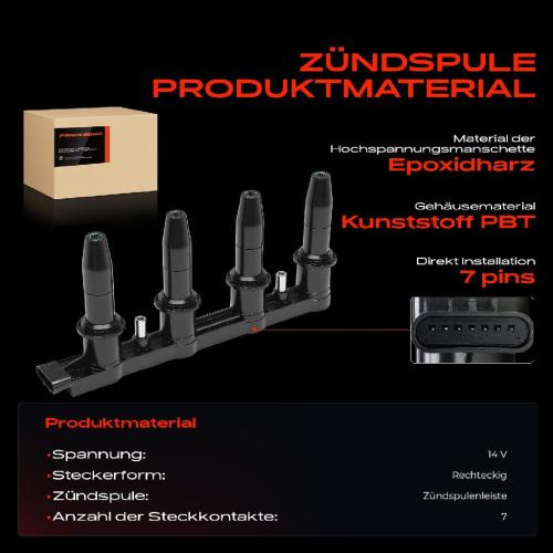 Frankberg 1x Zündmodul Zündspule für Chevrolet Aveo Schrägheck Stufenheck Opel Astra J Caravan GTC Corsa E Insignia A Bild Frankberg 1x Zündmodul Zündspule für Chevrolet Aveo Schrägheck Stufenheck Opel Astra J Caravan GTC Corsa E Insignia A