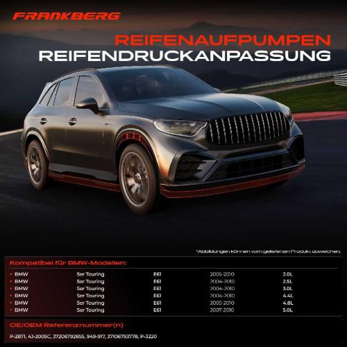 1x Luftfederung Kompressor für BMW E61 5er Touring Kombi Bild 1x Luftfederung Kompressor für BMW E61 5er Touring Kombi