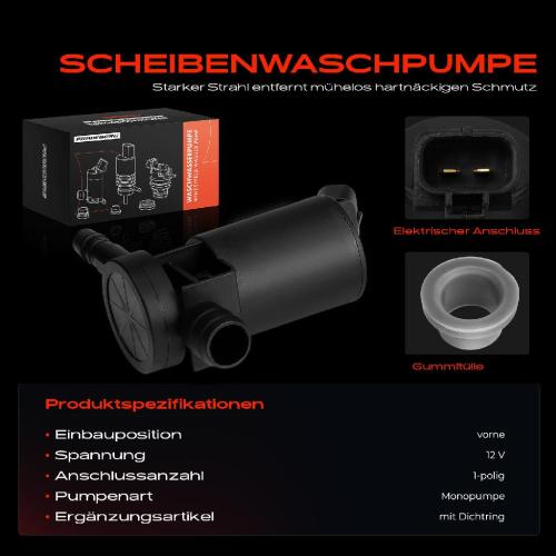 1x Waschwasserpumpe Scheibenreinigung Vorne für Toyota RAV 4 III A3 Lexus RX GS Bild 1x Waschwasserpumpe Scheibenreinigung Vorne für Toyota RAV 4 III A3 Lexus RX GS