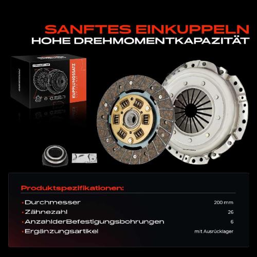 1x Kupplungssatz für Mitsubishi Carisma DA Carisma Stufenheck 1.6L 1995-2006 Bild 1x Kupplungssatz für Mitsubishi Carisma DA Carisma Stufenheck 1.6L 1995-2006