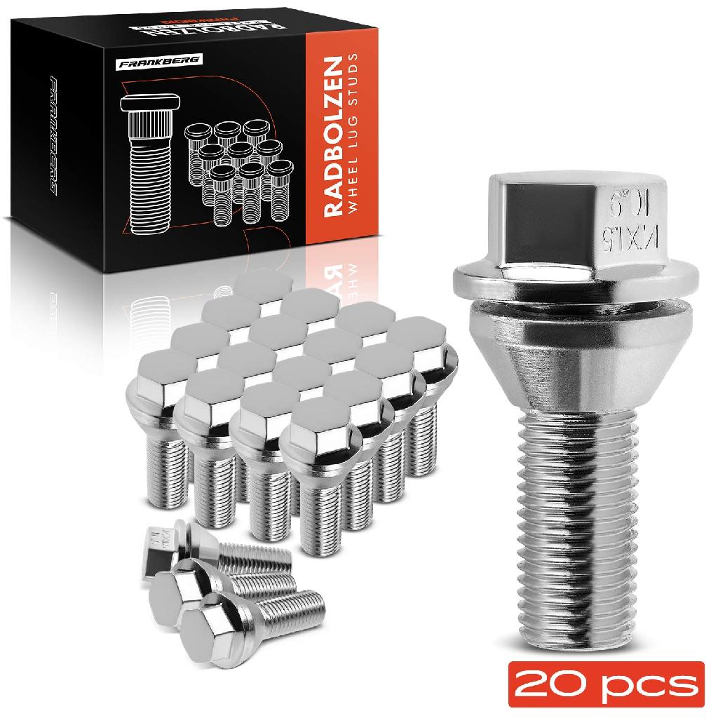 Frankberg 20x Radschraube für Volvo S60 I 384 S80 I 184 TS XY V70 II XC70 II 136