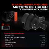 1x Zusatzwasserpumpe Standheizung für VW Golf 1K Passat Audi A3 8P TT 8J Seat Skoda