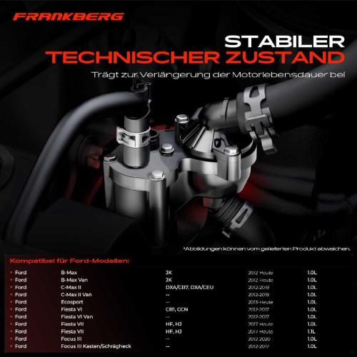 Frankberg 1x Thermostat K hlmittel f r Ford B-Max JK C-Max II Fiesta Focus III Transit Bild Frankberg 1x Thermostat K hlmittel f r Ford B-Max JK C-Max II Fiesta Focus III Transit