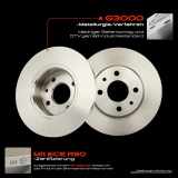 2x Bremsscheiben Hinterachse für Alfa Romeo 164 Fiat Bravo II Van Croma Linea Multipla Stilo Multi Wagon