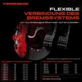 1x Bremsschlauch Bremsschläuche Vorderachse Links oder Rechts für Mazda 323 F P S V VI BA Premacy