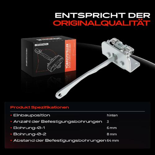 1x Türfeststeller Türfangband Türstopper Hinten für Audi A2 8Z0 1.2L 1.4L 1.6L 2000-2005 Bild 1x Türfeststeller Türfangband Türstopper Hinten für Audi A2 8Z0 1.2L 1.4L 1.6L 2000-2005