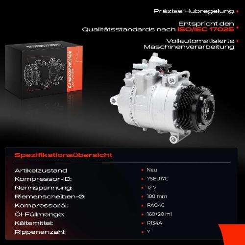 Frankberg 1x Klimakompressor für Mercedes-Benz GLE W166 C292 GLS X166 2016-2019 Bild Frankberg 1x Klimakompressor für Mercedes-Benz GLE W166 C292 GLS X166 2016-2019