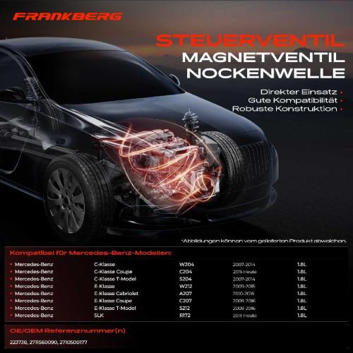 1x Zentralmagnet Nockenwellenverstellung für Mercedes-Benz W204 S204 C204 W212 S212 M271 SLK R172 Bild 1x Zentralmagnet Nockenwellenverstellung für Mercedes-Benz W204 S204 C204 W212 S212 M271 SLK R172