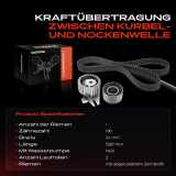 1x Zahnriemensatz Zahnriemen für Alfa Romeo 147 Fiat Bravo Marea Stilo Punto Multipla 1.9L