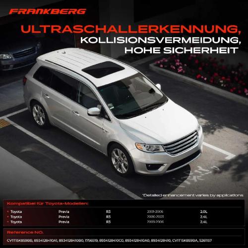 Frankberg 1x Parksensor PDC Sensor Hinten für Toyota Previa R3 2.4L 2.0L 2000-2006 Bild Frankberg 1x Parksensor PDC Sensor Hinten für Toyota Previa R3 2.4L 2.0L 2000-2006