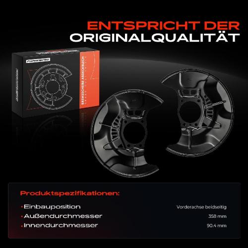 2x Ankerblech Bremsscheibe Vorderachse Beidseitig für Toyota RAV 4 IV A4 Lexus NX Z1 Bj ab 2012 Bild 2x Ankerblech Bremsscheibe Vorderachse Beidseitig für Toyota RAV 4 IV A4 Lexus NX Z1 Bj ab 2012