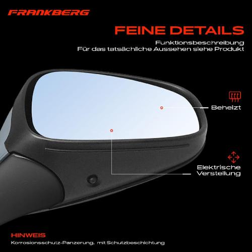 1x Außenspiegel Rechts für Alfa Romeo Mito 955 0.9L 1.2L 1.4L 1.6L 2008-2018 Bild 1x Außenspiegel Rechts für Alfa Romeo Mito 955 0.9L 1.2L 1.4L 1.6L 2008-2018