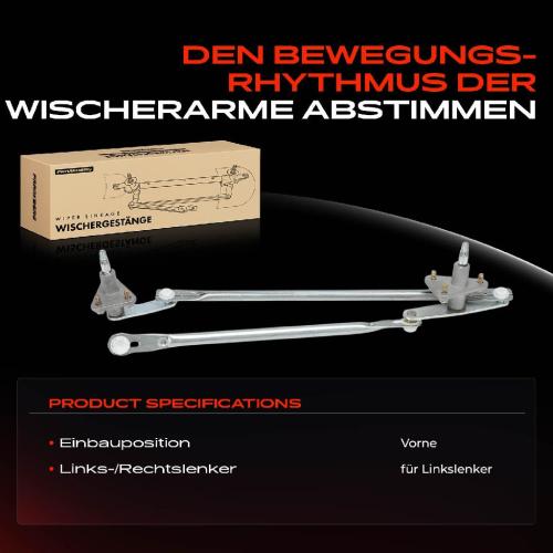 1x Wischergestänge Vorne für Daewoo Matiz M100 M150 0.8L 1.0L Bild 1x Wischergestänge Vorne für Daewoo Matiz M100 M150 0.8L 1.0L