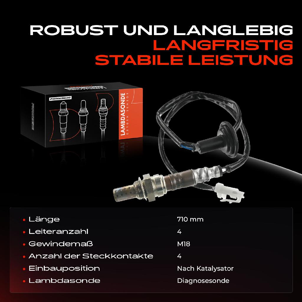 1x Lambdasonde Diagnosesonde Nach Katalysator für Toyota Avensis T22 Liftback RAV 4 II A2