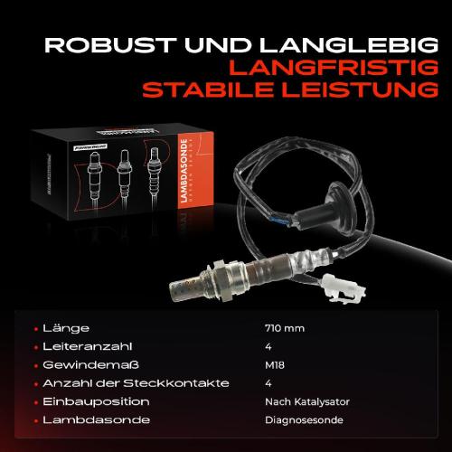 Frankberg 1x Lambdasonde Diagnosesonde Nach Katalysator für Toyota Avensis T22 Liftback RAV 4 II A2 Bild Frankberg 1x Lambdasonde Diagnosesonde Nach Katalysator für Toyota Avensis T22 Liftback RAV 4 II A2