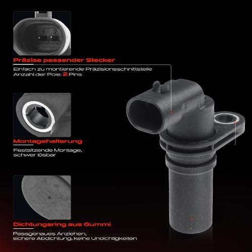 1x Kurbelwellensensor Impulsgeber für Fiat 500 Opel Astra Citroën Alfa Romeo Lancia Peugeot 1.3L Bild 1x Kurbelwellensensor Impulsgeber für Fiat 500 Opel Astra Citroën Alfa Romeo Lancia Peugeot 1.3L