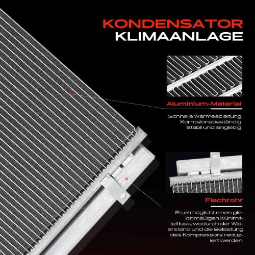 Frankberg 1x Kondensator Klimaanlage für Hyundai Sonata IV EF XG KIA Magentis GD Bild Frankberg 1x Kondensator Klimaanlage für Hyundai Sonata IV EF XG KIA Magentis GD