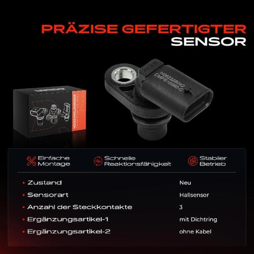 1x Nockenwellenposition Sensor für Mercedes-Benz W176 W177 W247 W205 C205 C117 W213 Bild 1x Nockenwellenposition Sensor für Mercedes-Benz W176 W177 W247 W205 C205 C117 W213