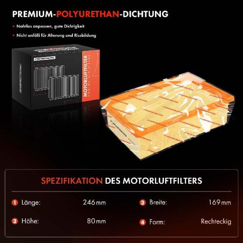 2x Luftfilter Filtereinsatz für Peugeot 307 3A/C 2A/C 3B 3E 3H Citroen C4 LA LC Bild 2x Luftfilter Filtereinsatz für Peugeot 307 3A/C 2A/C 3B 3E 3H Citroen C4 LA LC