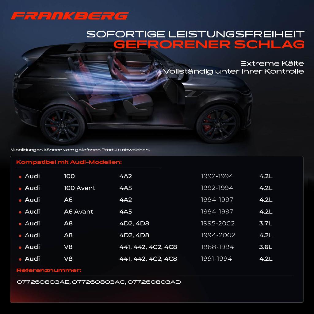 1x Klimakompressor für Audi A6 100 4A2 4A5 A8 4D2 4D8 V8 441 442 4C2 4C8 1988-2002