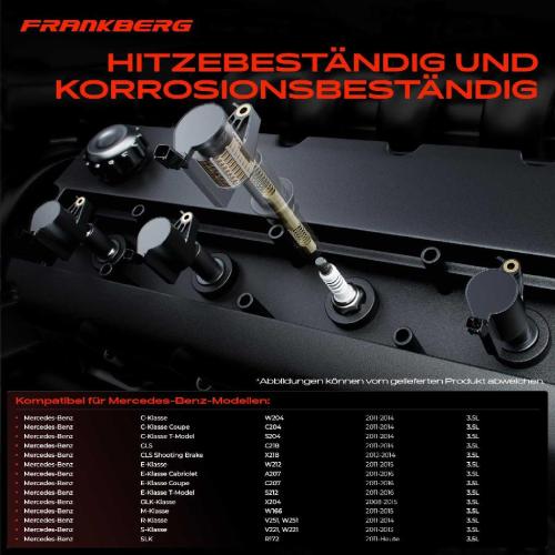 Frankberg 1x Zündmodul Zündspule für Mercedes-Benz W204 C204 S204 C218 X218 W212 A207 C207 S212 X204 W166 V251 W251 Bild Frankberg 1x Zündmodul Zündspule für Mercedes-Benz W204 C204 S204 C218 X218 W212 A207 C207 S212 X204 W166 V251 W251
