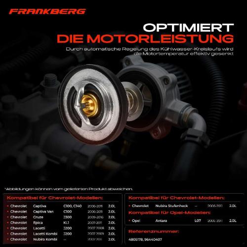 1x Thermostat Kühlmittel für Opel Antara L07 Chevrolet Captiva Cruze Lacetti Bild 1x Thermostat Kühlmittel für Opel Antara L07 Chevrolet Captiva Cruze Lacetti
