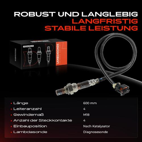 Frankberg 1x Lambdasonde Diagnosesonde Nach Katalysator für Opel Omega B V94 Caravan 21 22 23 2.2L Bild Frankberg 1x Lambdasonde Diagnosesonde Nach Katalysator für Opel Omega B V94 Caravan 21 22 23 2.2L