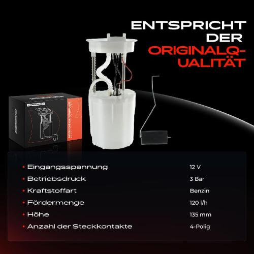 1x Kraftstoffpumpe für VW Polo Classic Coupe Kasten/Schrägheck Variant Seat Cordoba Vario Ibiza II III Bild 1x Kraftstoffpumpe für VW Polo Classic Coupe Kasten/Schrägheck Variant Seat Cordoba Vario Ibiza II III