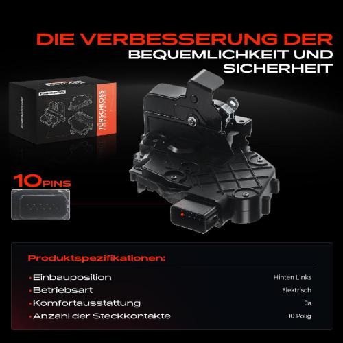 1x Türschloss Hinten Links für Land Rover Discovery III IV Freelander 2 Range Evoque Sport Bild 1x Türschloss Hinten Links für Land Rover Discovery III IV Freelander 2 Range Evoque Sport