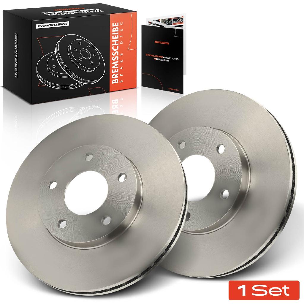 2x Bremsscheiben Vorderachse für Nissan Almera Tino Cefiro III Stufenheck Bj ab 2000