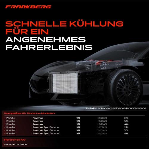 1x Kondensator Klimaanlage für Porsche Panamera Sport Turismo 971 2.9L 4.0L Bild 1x Kondensator Klimaanlage für Porsche Panamera Sport Turismo 971 2.9L 4.0L