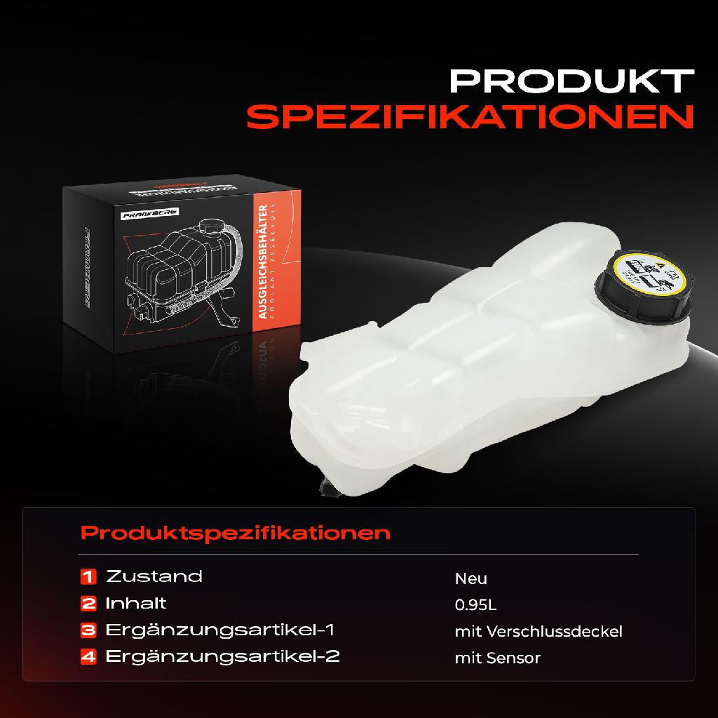 1x Ausgleichsbehälter Kühlmittelbehälter für Volvo V40 Schrägheck 525 1.5L 1.6L 2012-2015