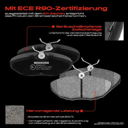 4x Bremsbeläge Hinterachse für Jaguar S-Type XJ 2.5L 2.7L 3.0L 4.0L 4.2L 3.6L 1999-2009 Bild 4x Bremsbeläge Hinterachse für Jaguar S-Type XJ 2.5L 2.7L 3.0L 4.0L 4.2L 3.6L 1999-2009