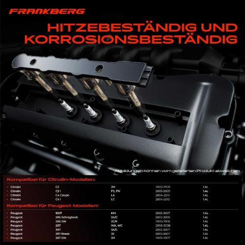 1x Zündspule Zündkerze für Citroën C2 C3 I C4 Coupe Peugeot 1007 206 Schrägheck SW 207 307 Break Bild 1x Zündspule Zündkerze für Citroën C2 C3 I C4 Coupe Peugeot 1007 206 Schrägheck SW 207 307 Break