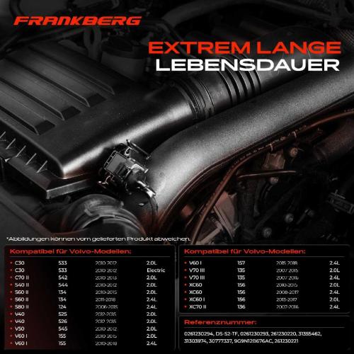 1x Ladedruck Sensor für Volvo C30 S60 II S80 II V40 V50 V60 I V70 III XC60 XC70 II Bild 1x Ladedruck Sensor für Volvo C30 S60 II S80 II V40 V50 V60 I V70 III XC60 XC70 II