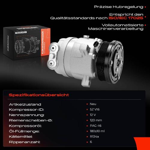 1x Klimakompressor für Chevrolet Daewoo Evanda KLAL Nubira Rezzo 1.6L-2.0L Bild 1x Klimakompressor für Chevrolet Daewoo Evanda KLAL Nubira Rezzo 1.6L-2.0L