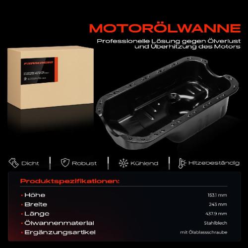 Frankberg 1x Ölwanne Motorölwanne für Honda Civic VII EM2 EP ES 1.4L-1.7L Bild Frankberg 1x Ölwanne Motorölwanne für Honda Civic VII EM2 EP ES 1.4L-1.7L