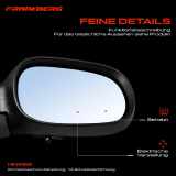 1x Außenspiegel Rechts für Renault Megane I Cabriolet Coach Grandtour Klasseic BA0/1