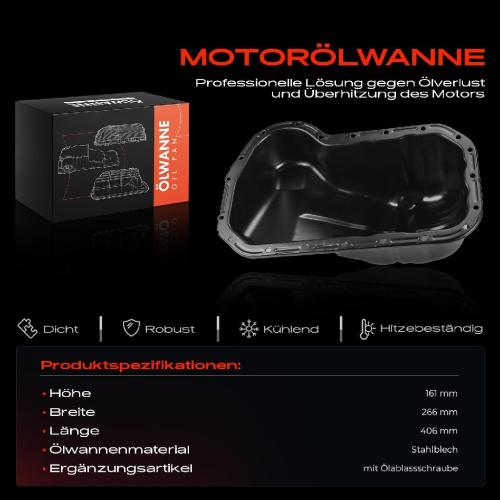1x Ölwanne Motorölwanne für VW Passat 3B Audi A4 8D 1994-1997 1.9L 1.6L Bild 1x Ölwanne Motorölwanne für VW Passat 3B Audi A4 8D 1994-1997 1.9L 1.6L