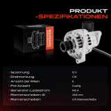 1x Lichtmaschine Generator für BMW 5er E39 520i 7er E38 X5 E53 3.0L Z3 E36