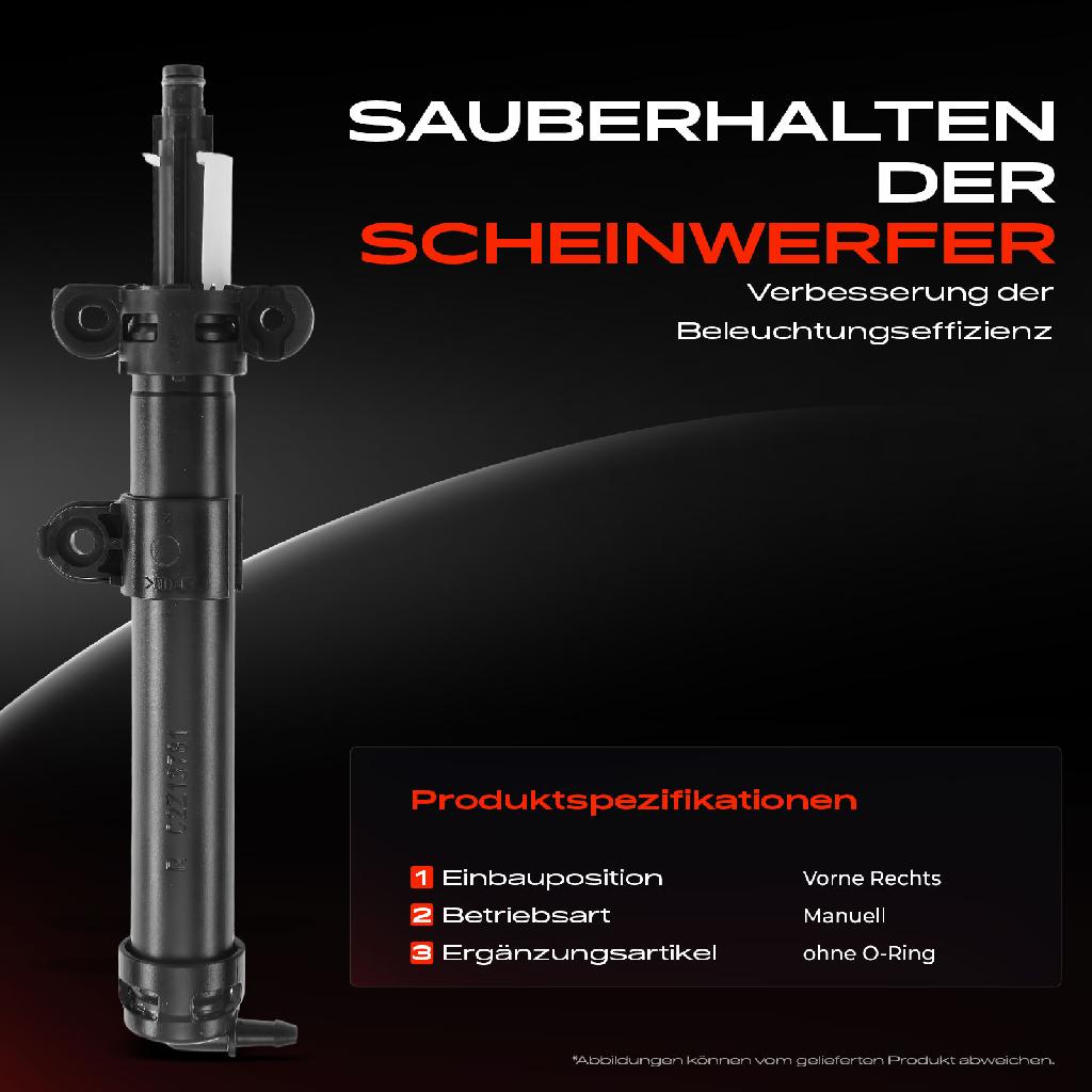 1x Scheinwerferreinigung Waschwasserdüse Vorne Rechts für Jaguar XF J05 CC9 2013-2015