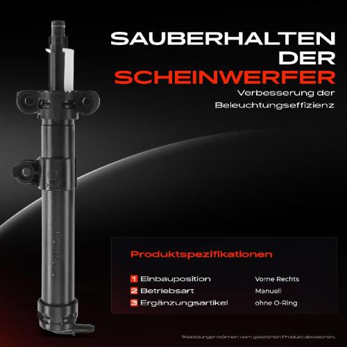 1x Scheinwerferreinigung Waschwasserdüse Vorne Rechts für Jaguar XF J05 CC9 2013-2015 Bild 1x Scheinwerferreinigung Waschwasserdüse Vorne Rechts für Jaguar XF J05 CC9 2013-2015