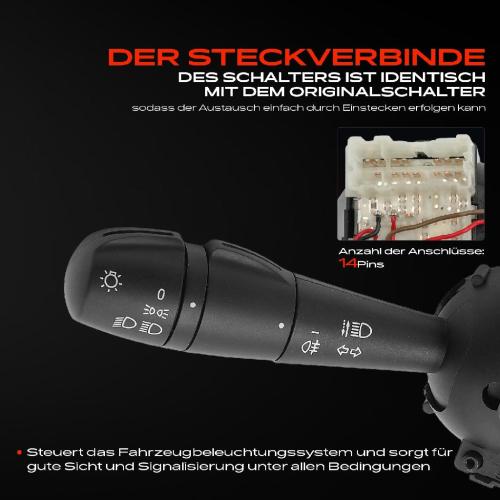 1x Kombischalter Lenkstockschalter für Renault Trafic Twingo BCM Opel Vivaro X82 Bild 1x Kombischalter Lenkstockschalter für Renault Trafic Twingo BCM Opel Vivaro X82