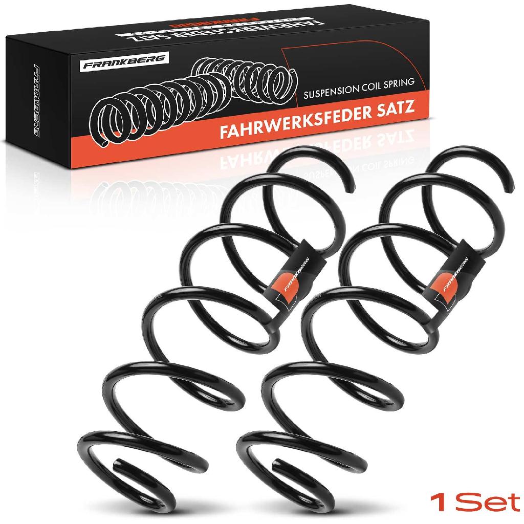 Frankberg 2x Fahrwerksfeder Vorderachse für Peugeot 207 CC WD 1.6L 2007-2015
