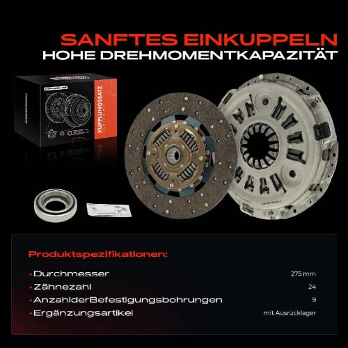 1x Kupplungssatz für Nissan Cabstar F24M F24W 3.0L 2006-2013 Bild 1x Kupplungssatz für Nissan Cabstar F24M F24W 3.0L 2006-2013