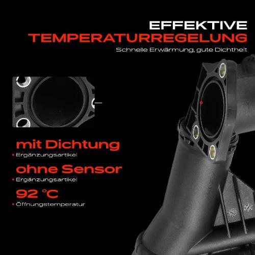 Frankberg 1x Thermostat Kühlmittel für VW Passat Sharan Touran Audi A1 A3 Q2 Q3 Seat Ibiza V Bild Frankberg 1x Thermostat Kühlmittel für VW Passat Sharan Touran Audi A1 A3 Q2 Q3 Seat Ibiza V